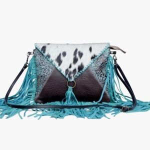 Leather western purse